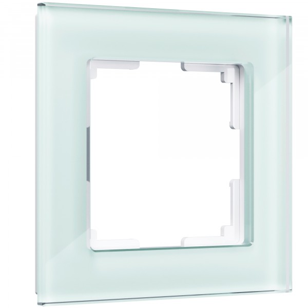 Рамка на 1 пост Werkel WL01-Frame-01 Favorit (натуральное стекло) - купить в Краснодаре