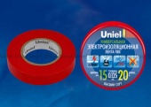Изолента Uniel UIT-135P 20/15/01 RED - купить в Краснодаре