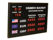 Офисные табло валют 4 разряда - купить в Краснодаре