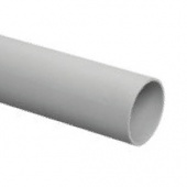 TRUB-25-PVC Труба гладкая ЭРА жесткая (серый) ПВХ d 25мм (3м) - купить в Краснодаре