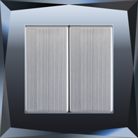 Рамка на 1 пост Werkel WL08-Frame-01 Diamant Черный - купить в #REGION_NAME_DECLINE_PP#