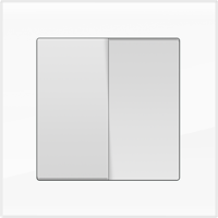 Рамка для двойной розетки Werkel WL01-Frame-01-DBL Favorit (белый) - купить в Краснодаре