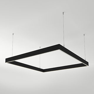 Светильник ALT-LINEAIR-QUADRAT-FLAT-UPDOWN-DIM-1375-170W Warm3000 (BK, 100 deg, 230V) (Arlight, IP20 Металл, 3 года) с гарантией 