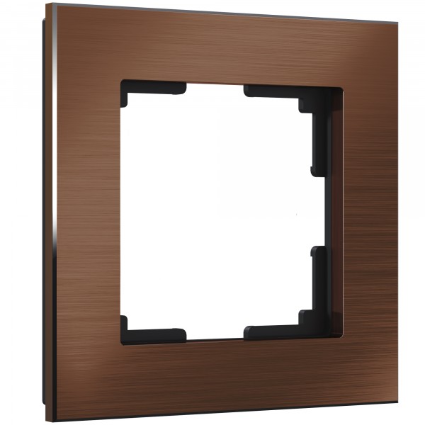 Рамка на 1 пост Werkel WL11-Frame-01 Aluminium (коричневый алюминий) - купить в Краснодаре